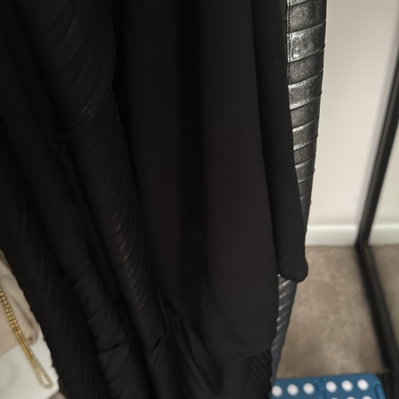 BCBGMAXAZRIA Metallic High Neck Evening Dress - Picture 5 of 7